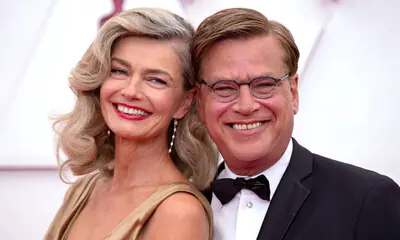 ¡Nueva pareja en Hollywood! Aaron Sorkin y Paulina Porizkova dan la campanada en los Oscar