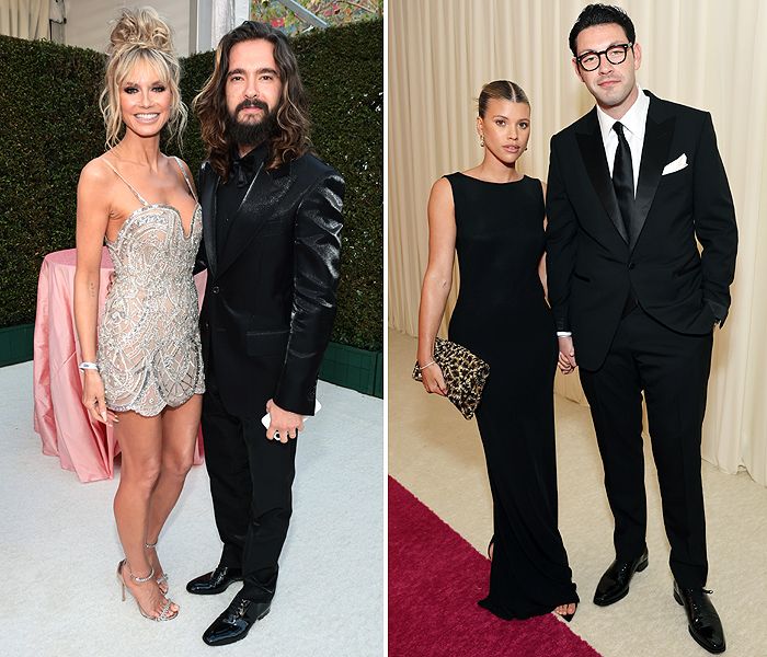 Heidi Klum y Tom Kaulitz en la fiesta de los Oscar