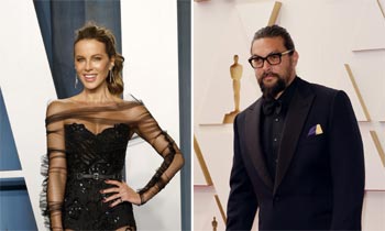 ¡Sorpresa! Jason Momoa y Kate Beckinsale, pillados en una de las fiestas de los Oscar