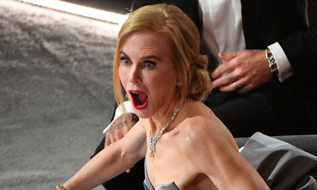 La historia detrás de la imagen viral de Nicole Kidman en los Oscar: ¿era su reacción al golpe de Will Smith?