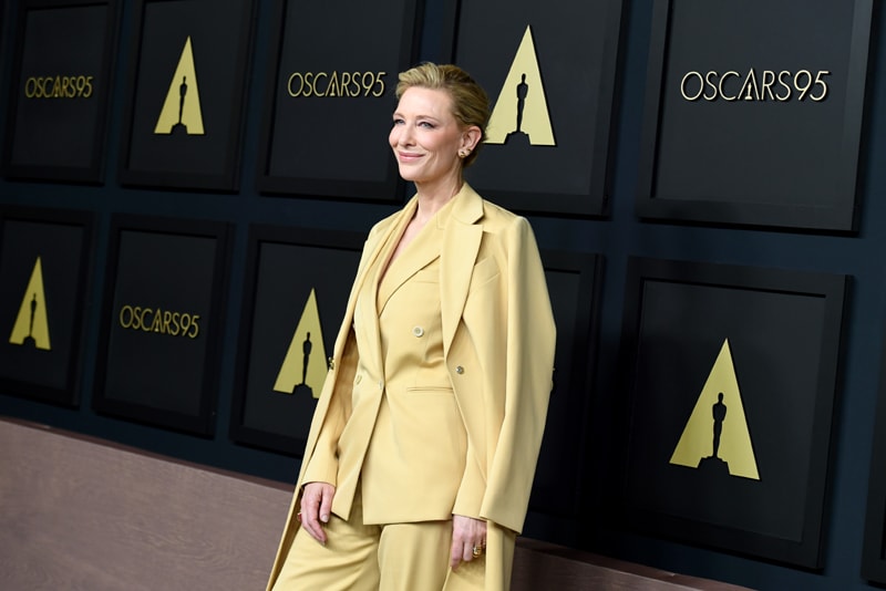 Cate Blanchett en el almuerzo de los Oscar 2023