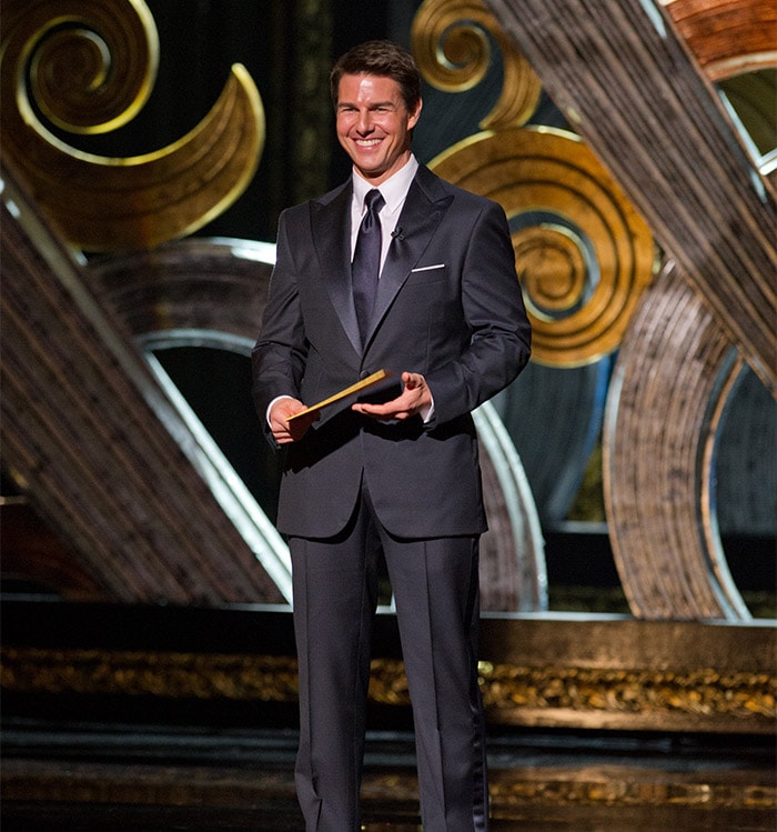 Tom Cruise participó en la gala de los Oscar en 2012