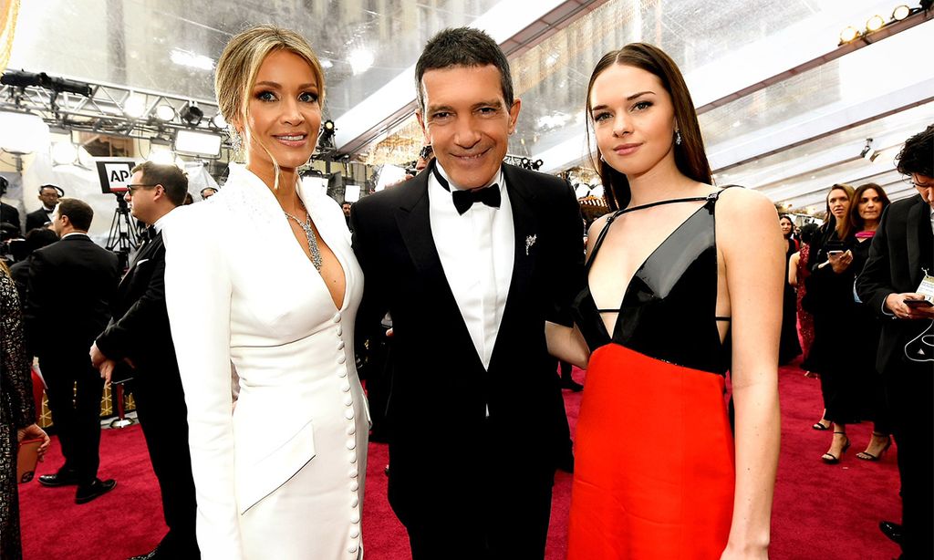 De su primera mujer, Ana Leza, a su hija Stella: las mujeres que han acompañado a Antonio Banderas en los Oscar