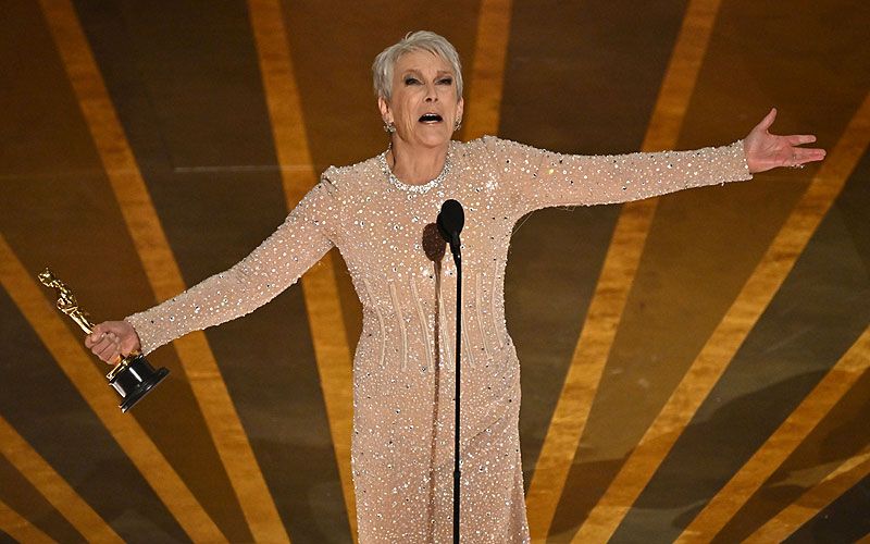 Jamie Lee Curtis, ganadora del Oscar a mejor actriz de reparto