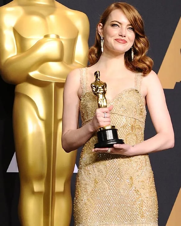 Emma se llevó el Oscar por La La Land en 2016