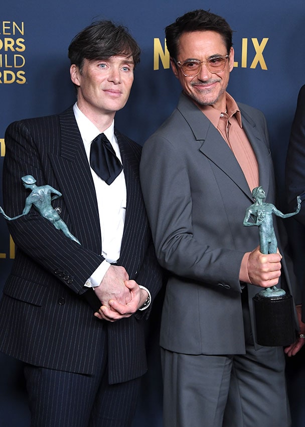 Cillian Murphy y Robert Downey Jr., aspiran al premio de mejor actor  y mejor actor de reparto en los Oscar