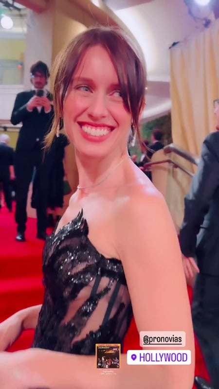 Manuela Vellés en los Oscar 2024