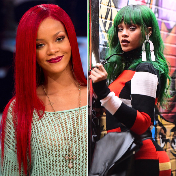 Rihanna y los colores fantasía: así es como debes cuidar un cabello teñido