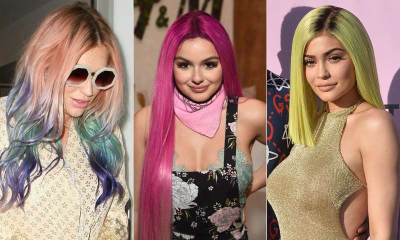 ¡A todo color! Ariel Winter y otras 'celebs' que apostaron por el pelo fantasía