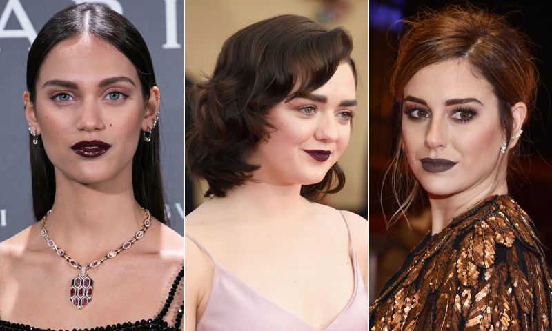¡Apuesta por lo gótico! Maisie Williams y otras 'celebs' te dan las claves para lucir labios dark