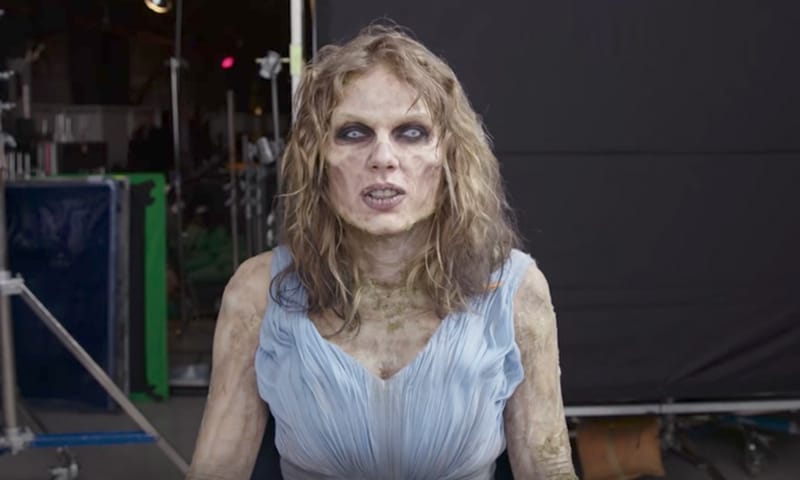 Maquillajes terroríficos: el look de zombie de Taylor Swift