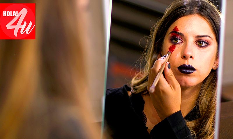Marta Riumbau te enseña un 'escalofriante' maquillaje para Halloween en nuestro canal HOLA!4u
