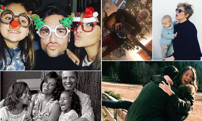 Foto a foto: De Paula Echevarría a los Beckham, así han celebrado la Navidad las 'celebrities'