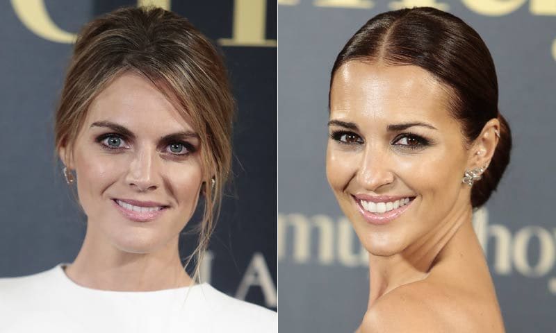 Paula Echevarría 'vs' Amaia Salamanca: duelo de recogidos sobre la alfombra roja