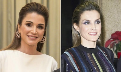 Las semejanzas entre el peinado más impactante de la reina Letizia y Rania de Jordania