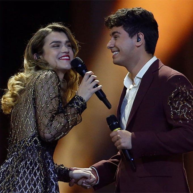 Amaia apuesta en Eurovisión por la tendencia de maquillaje de las 'celebrities'