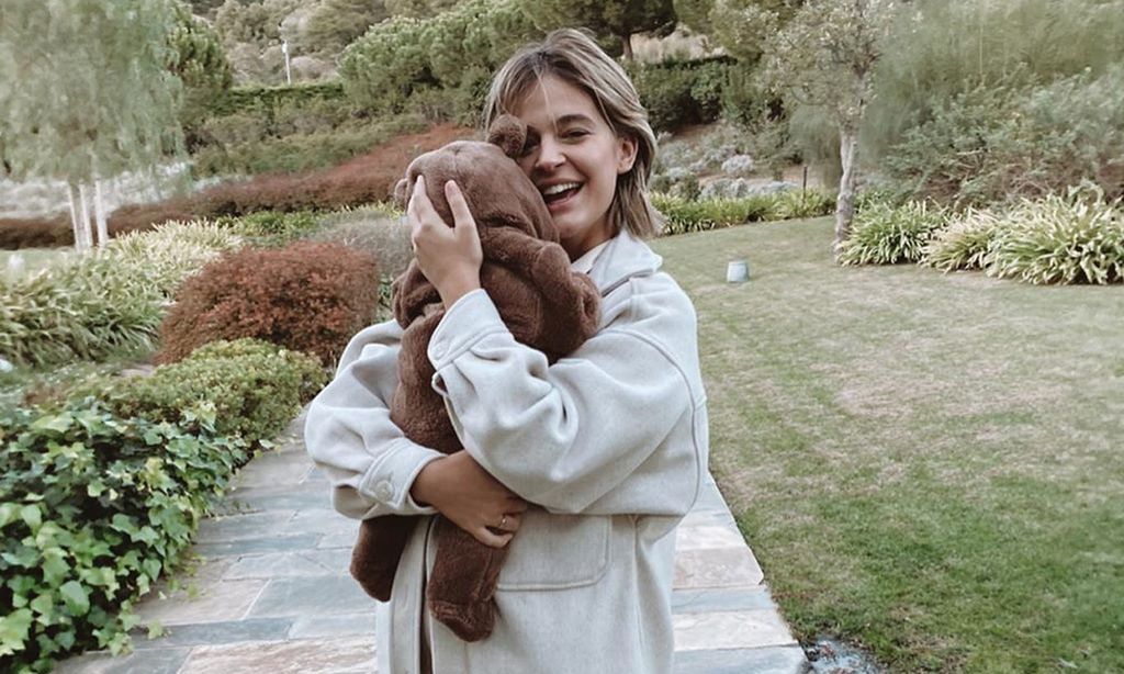 Laura Escanes da un paso más en su recuperación tras ser mamá