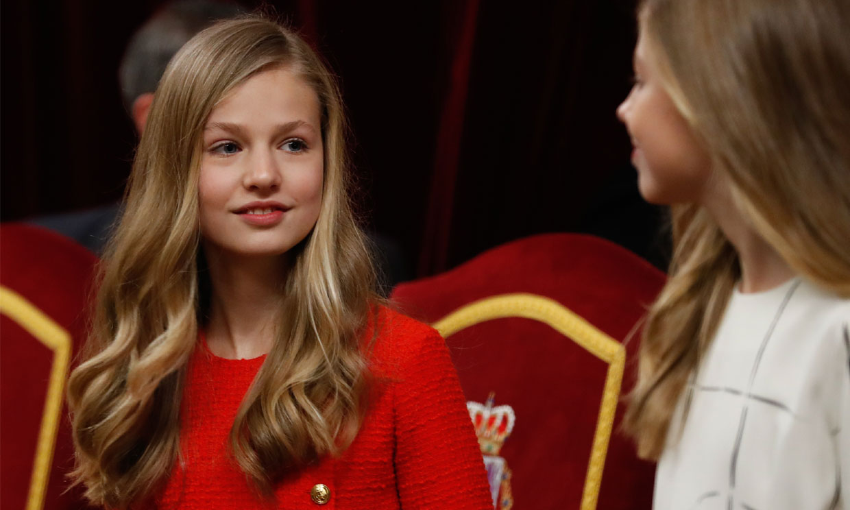 De sus trenzas a una melena perfecta: así ha cambiado el estilo de la princesa Leonor en solo 2 años