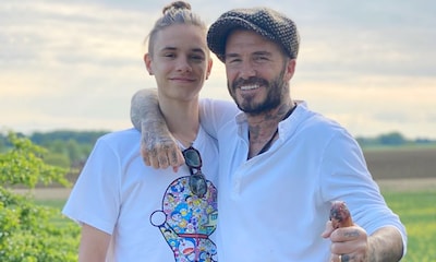 Romeo Beckham se inspira en el look más icónico de su padre cuando era futbolista