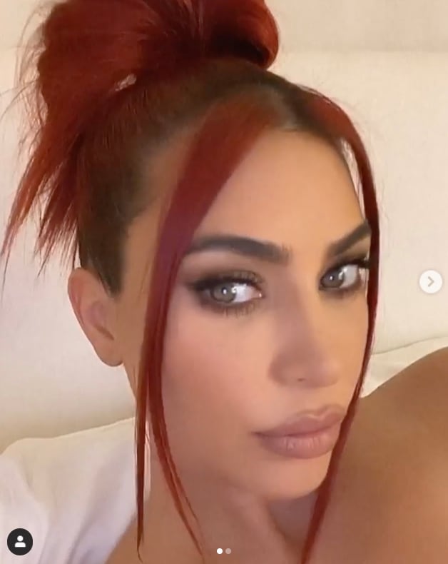 Kim Kardashian cambia de look: ahora es pelirroja y "no es una ...