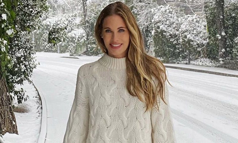 ¿Madrid o Suecia? Helene Svedin celebra la nevada con un 'selfie' espectacular