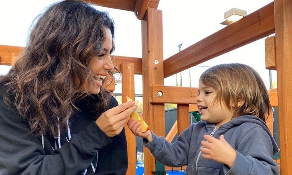 ¡Igual que mamá! Eva Longoria tiene al mejor compañero para entrenar