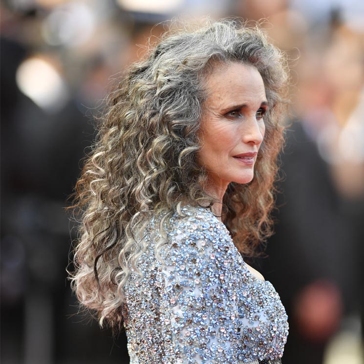 Primero fueron las 'royals' y ahora, las actrices: las canas llegan a Cannes gracias a Andie MacDowell