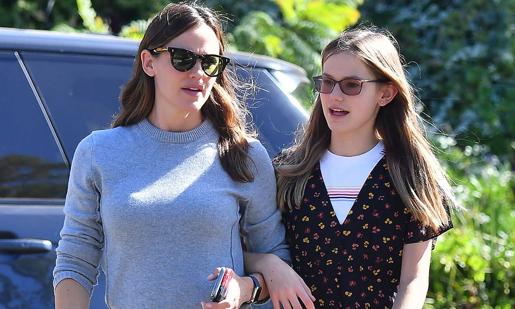 Violet Affleck y su madre, Jennifer Garner