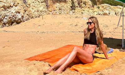 ¡Más en forma que nunca! Luis Figo fotografía a una espectacular Helene Svedin en bikini