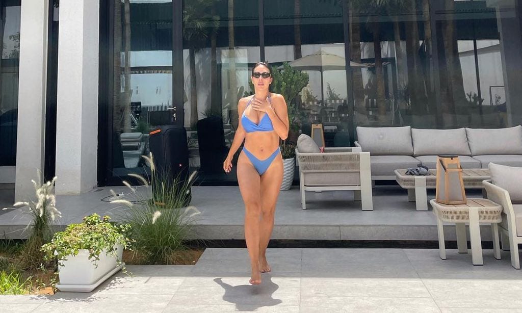 Georgina Rodríguez, viral en tan solo una hora por unas espectaculares fotos en bikini