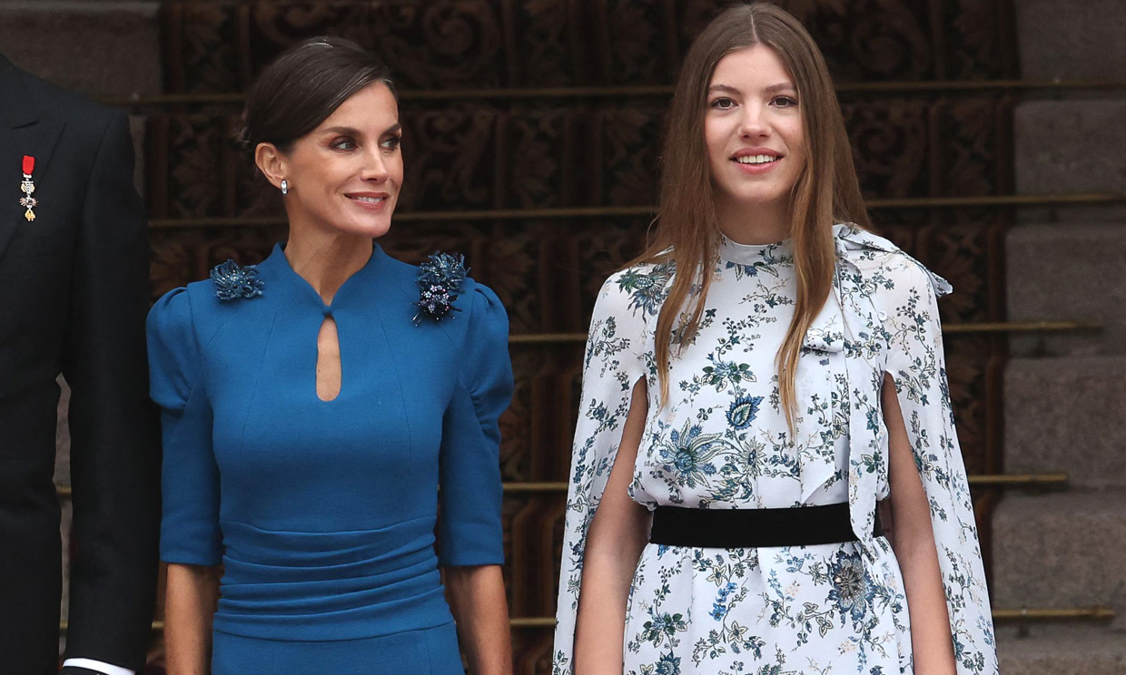 Por qué la reina Letizia y la infanta Sofía han escogido estos peinados en el cumpleaños de Leonor