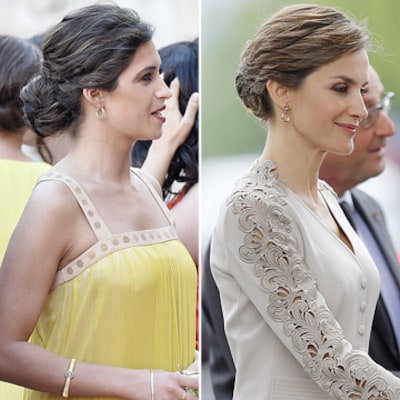 El peinado favorito de la reina Letizia inspira a Sara Carbonero