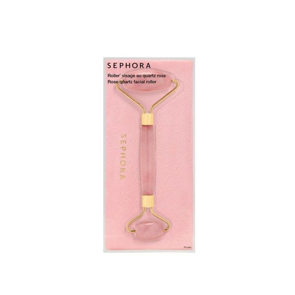 Masajeador Facial Cuarzo Rosa Sephora De Jade Rodillo Cuarzo Rosa