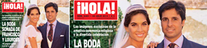 En ¡HOLA!, la boda soñada de Francisco Rivera y Lourdes Montes