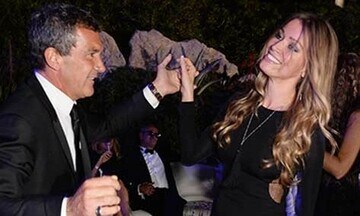 Antonio Banderas and new girlfriend Nicole Kempel spotted together in Spain