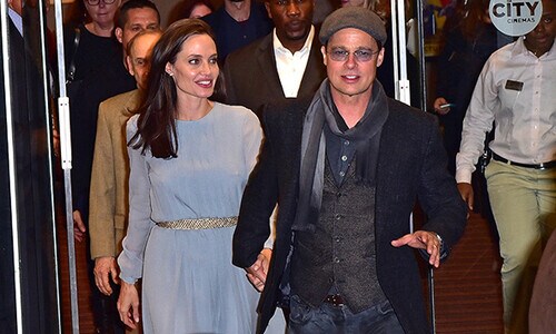 Angelina Jolie and Brad Pitt only have eyes for one another at 'By the Sea' screening