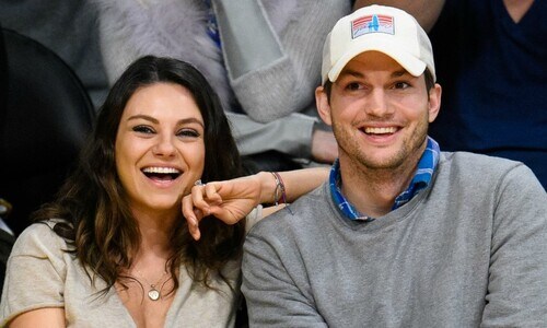 Ashton Kutcher and pregnant Mila Kunis have a funny date night in Seattle