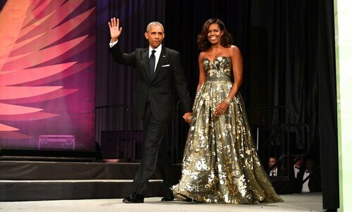 Celebrity week in photos: Michelle Obama has a golden moment in Washington, D.C. and more 