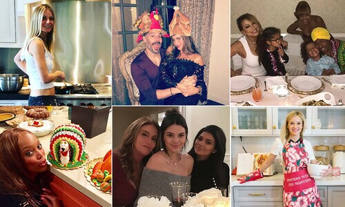 The best celebrity Thanksgiving photos from Instagram