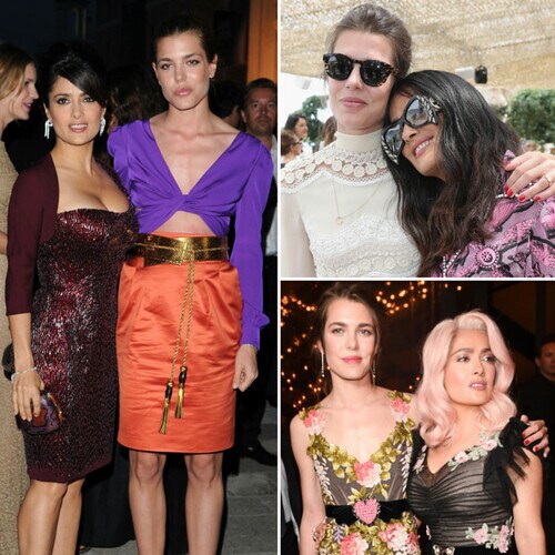 Salma Hayek and Charlotte Casiraghi are practically BFFs and we love it
