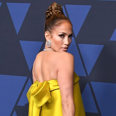 Jennifer Lopez red carpet Governors Awards