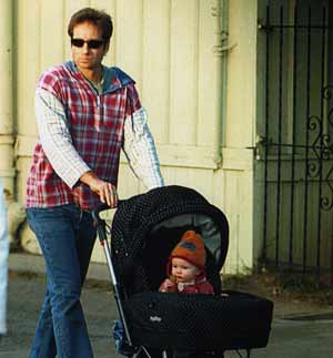 David Duchovny ('Expediente X') y su esposa, Tea Leoni, esperan su segundo hijo