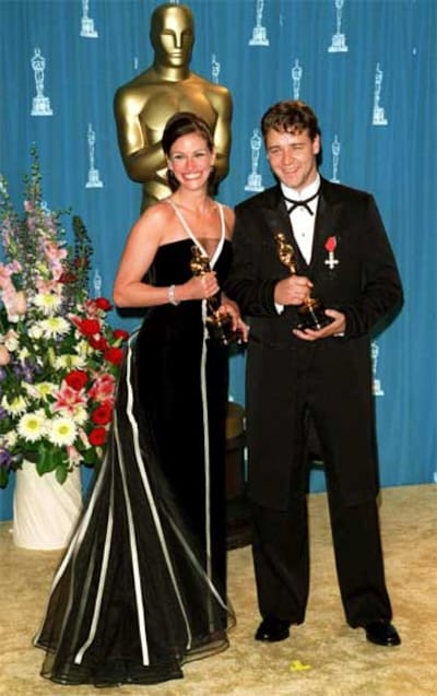 Julia Roberts y Russell Crowe