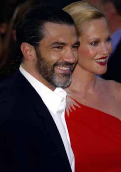Melanie Griffith y Antonio Banderas, en el estreno de la última película del actor