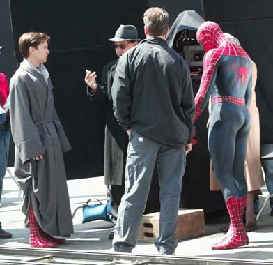 El rodaje de las espectaculares escenas de 'Spider-Man 2' paraliza las calles de Nueva York