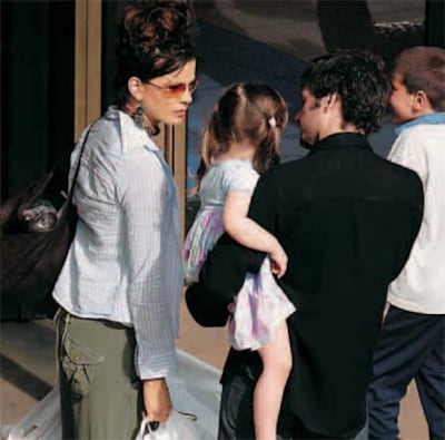 Kate Beckinsale, fotografiada con su nuevo amor, Len Wiseman,director del filme que está rodando