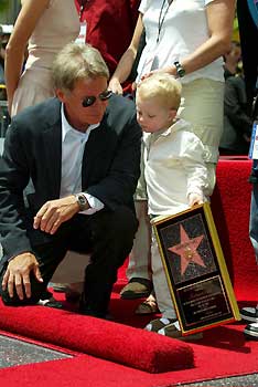Harrison Ford consigue su estrella en el Paseo de La Fama