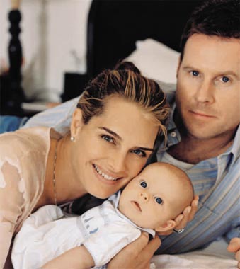 Brooke Shields nos presenta a su hija, Rowan, de tres meses