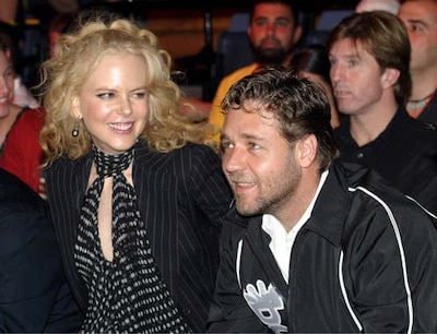 Nicole Kidman y Russell Crowe, locos por el boxeo