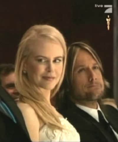 Nicole Kidman lleva a Keith Urban a los Oscar